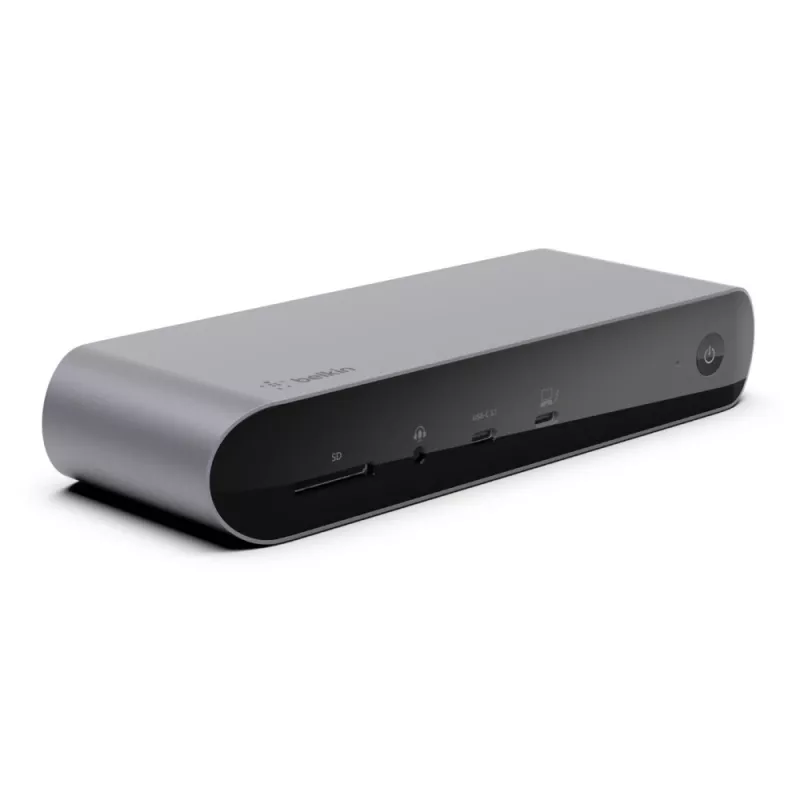 Dokošanas stacija Belkin Thunderbolt 4 Dock Pro vadu, melna, 90 W Power Delivery