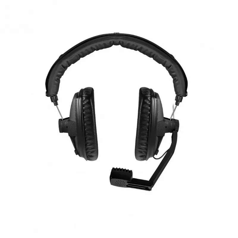 Austiņas Beyerdynamic DT 109 200/50 melnas — profesionālas apraides komunikāciju austiņas ar mikrofonu