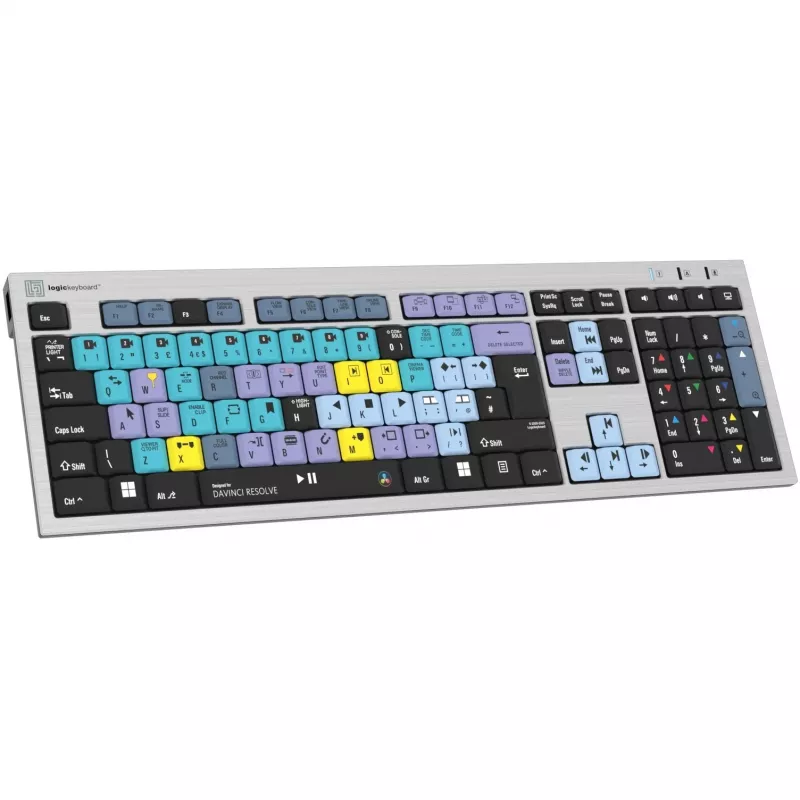 Logickeyboard LKB-RESC-AJPU-UK tastatūra birojam USB QWERTY angļu