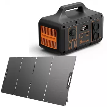 Salokāms saules panelis Extralink EPS-120W 120W Monokristāliskais silīcijs