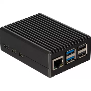 Joy-IT RB-AlucaseP5-08 SBC-korpuss, piemērots Raspberry Pi attīstības komplektiem, iekļauts (RB-AlucaseP5-08)
