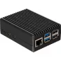 Joy-IT RB-AlucaseP5-08 SBC-korpuss, piemērots Raspberry Pi attīstības komplektiem, iekļauts (RB-AlucaseP5-08)