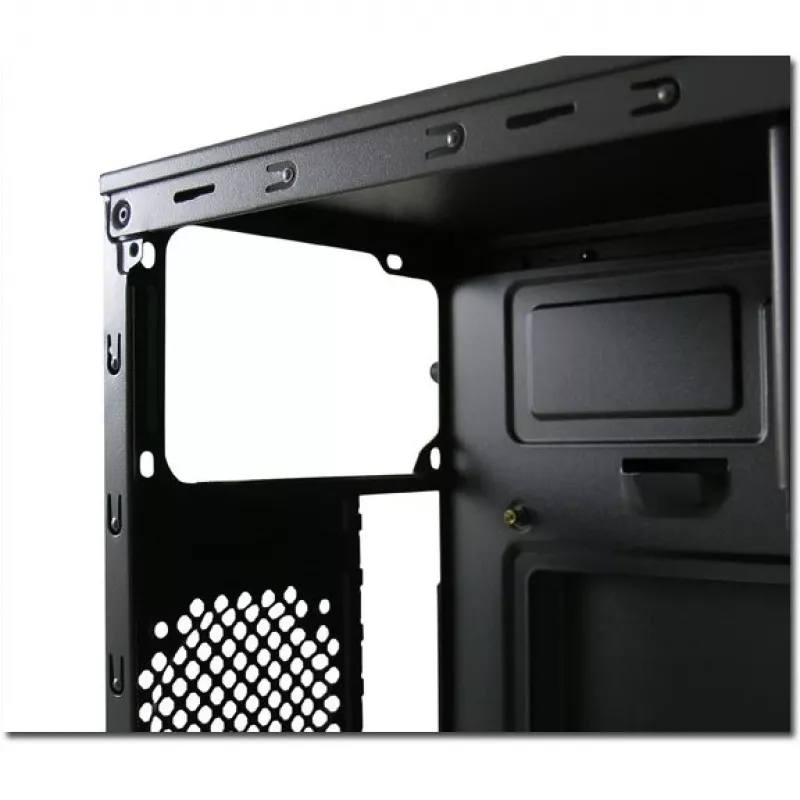 LC Power 2015MB - Tornis - micro ATX - bez barošanas bloka - Melns - USB/Audio (LC-2015MB-ON)