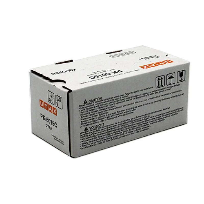 Utax 1T02R7CUT0/PK-5015C Tonera komplekts ciāna krāsā. 3K lapas ISO/IEC 19752 TA