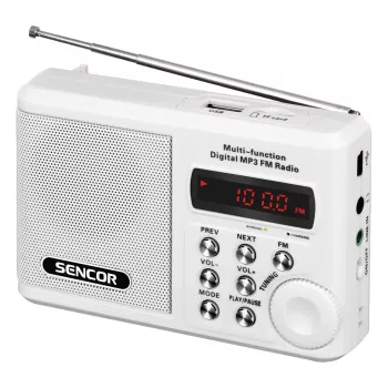Pārnēsājamais radio SRD 215 W MP3, USB, SD