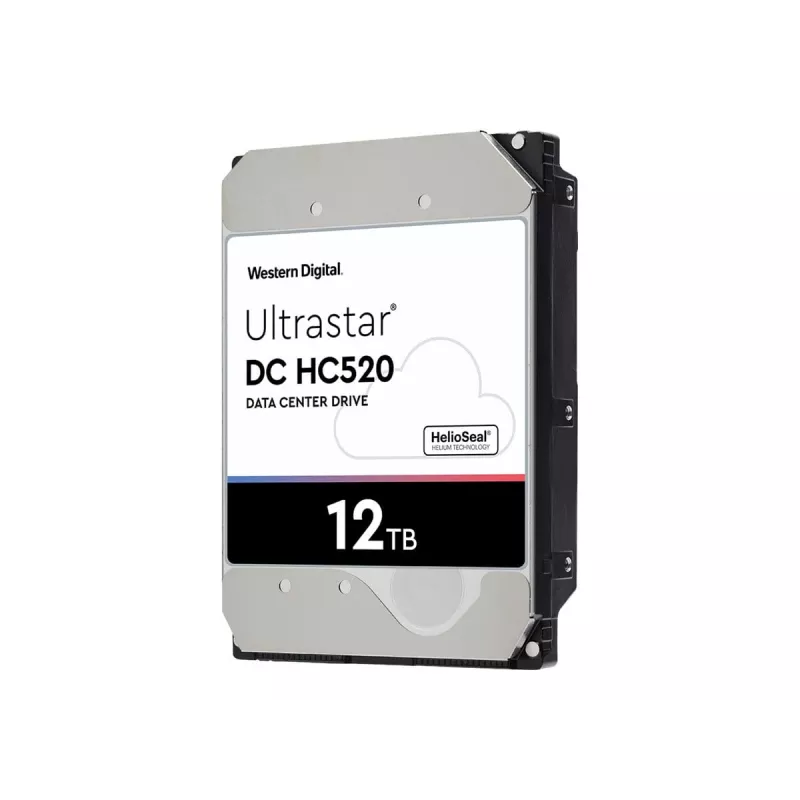 WD Ultrastar DC HC520 HUH721212AL5200 - cietais disks - 12 TB - iekšējais - 3,5 collas (8,9 cm)