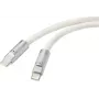 Renkforce USB-C® kabelis USB 2.0 USB-C® spraudnis, USB-C® spraudnis 0,50 m balts RF-6056874