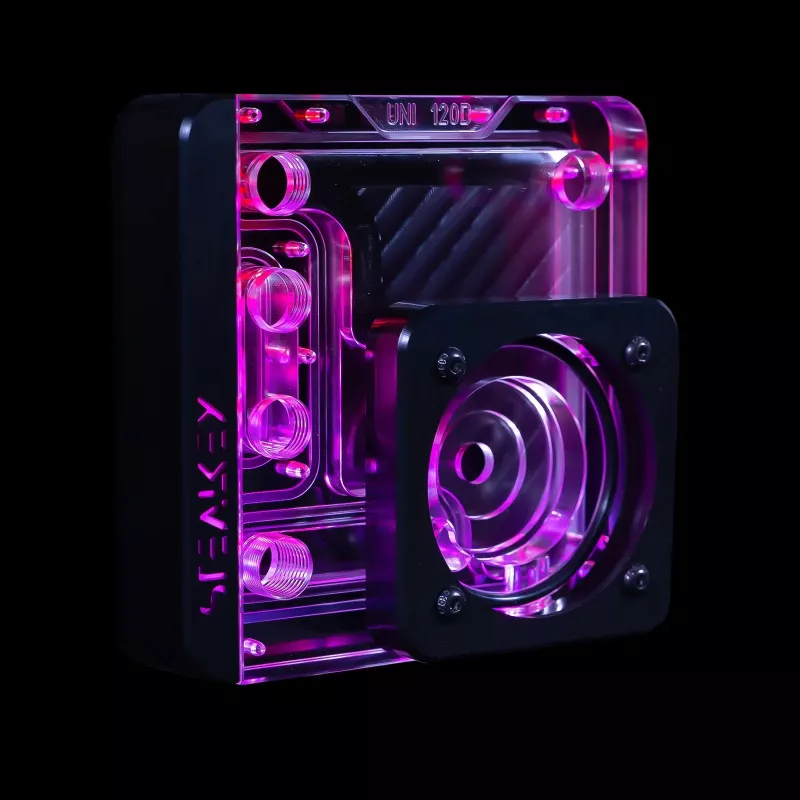 Stealkey Customs SK-UNI 120D Distroplate D-RGB - Melns Edition