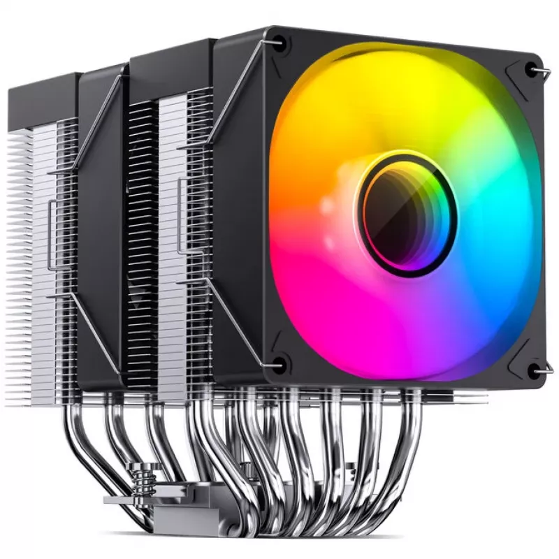 CPU dzesētājs Jonsbo CR-1400 DV2 ar 120 mm ventilatoru, melns