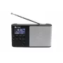Galda DAB+ radio Eltra modelis 5907727028346 sudraba krāsā