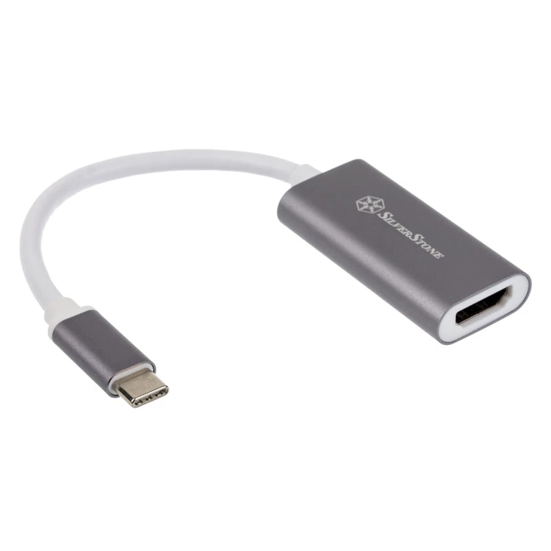 Adapter SILVERSTONE USB 3.1 Type-C to HDMI 2.0b SST-EP07C-E, video izejas adapteris