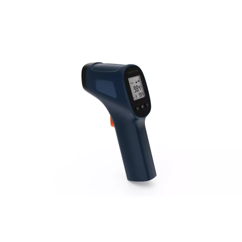Bezkontakta termometrs Motorola TE-93 zils pierei AA baterija