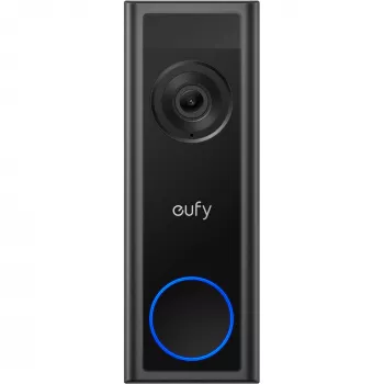 Video durvju zvans Eufy C31 2K ar MicroSD atbalstu, 2560×1440, 6500 mAh, vadu un bezvadu, melns