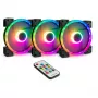 INTER-TECH Argus RGB-Fan Set RS-14 140mm ARGB 3-Pack Melns