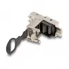 DeLOCK RJ45 spraudnis uzstādīšanai uz lauka Cat.6A bez instrumentiem sudrabains vīrišķais