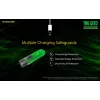 Atslēgu piekariņa lukturītis Nitecore TIKI GITD Pelēks — USB uzlādējams, 1 lm, 55 mm, 12 g, IP66