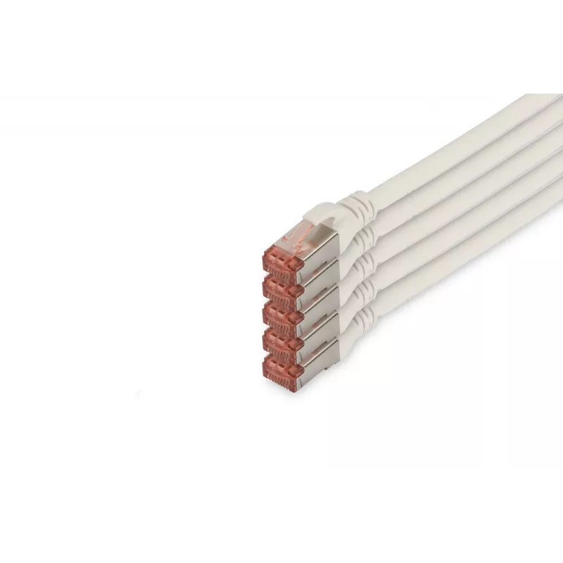 Tīkla kabelis Digitus CAT 6 S/FTP RJ-45 10m balts
