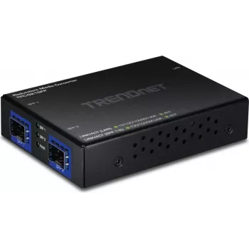 TRENDnet TO Dual SFP FIBER - pārveidotājs - optiskā šķiedra (LWL) (TFC-G21SFP)