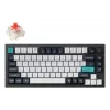 Mehāniskā tastatūra Keychron Q1 Max — USB + RF bezvadu + Bluetooth, QWERTY Nordic, Melna, RGB