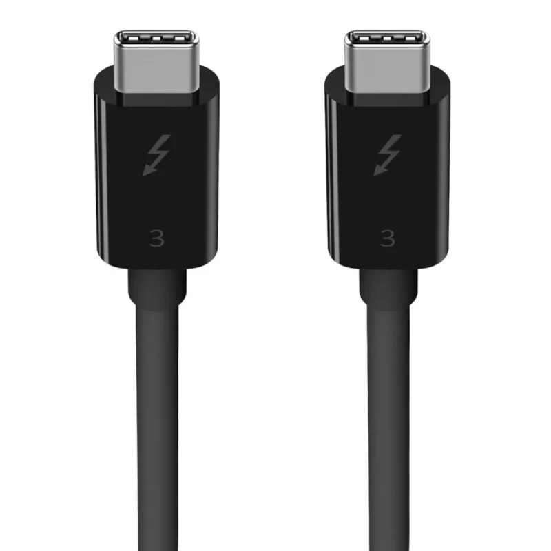 USB C uz USB C kabelis Belkin F2CD084bt0.8MBK 0,8 m 40 Gbit/s Melns