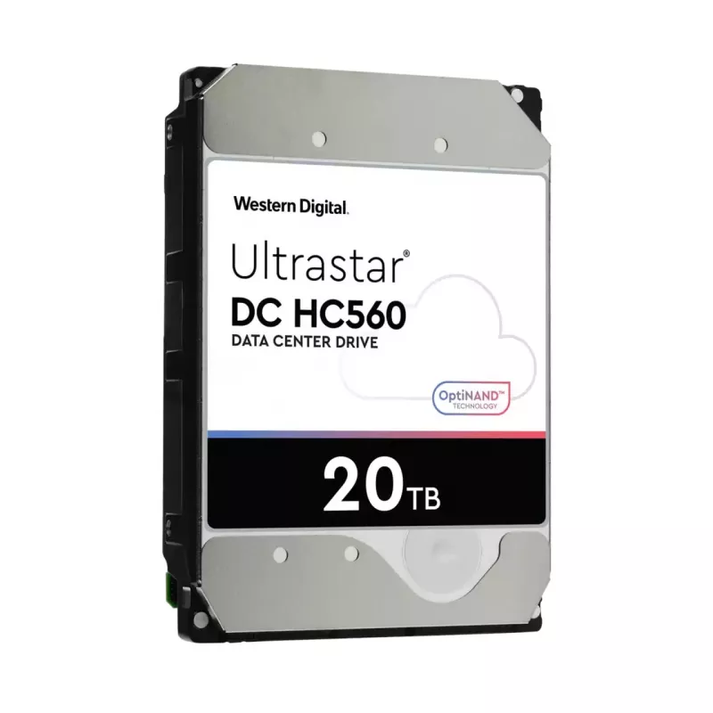WD Ultrastar DC HC560 - Festplatte - 20TB - intern - 3.5 (8,9 cm) - SAS 12Gb/s - 7200 U/min - Puffer: 512MB (0F38652)