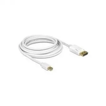 DisplayPort kabelis DeLOCK 83481 Mini DisplayPort 1 m Balts