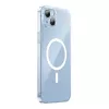 Baseus Crystal Series magnētiskais maciņš iPhone 14 Plus + rūdīts stikls