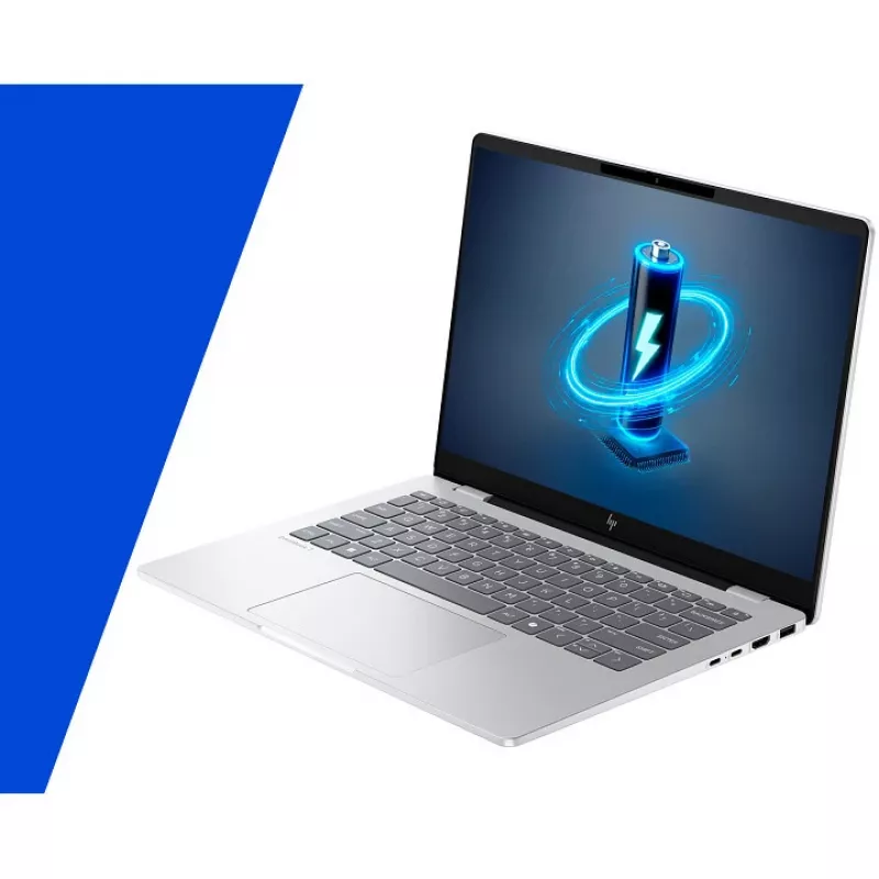 HP OmniBook 7 AI 14 2k Core Ultra 7 255U 16GB/512GB SSD Win11 Home - 14-fr0475ng Copilot+PC - tastatūras izkārtojums var būt vācu