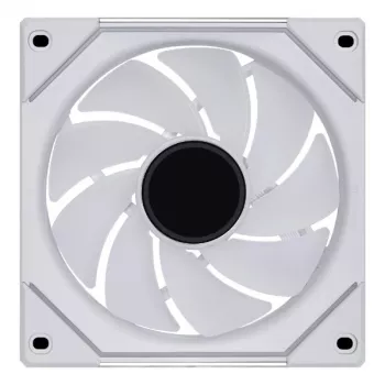 120mm Lian Li UNI FAN SL-INF Wireless ARGB PWM — balts, modulāra magnētiskā ventilatora sistēma