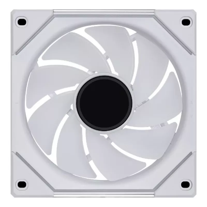 120mm Lian Li UNI FAN SL-INF Wireless ARGB PWM — balts, modulāra magnētiskā ventilatora sistēma