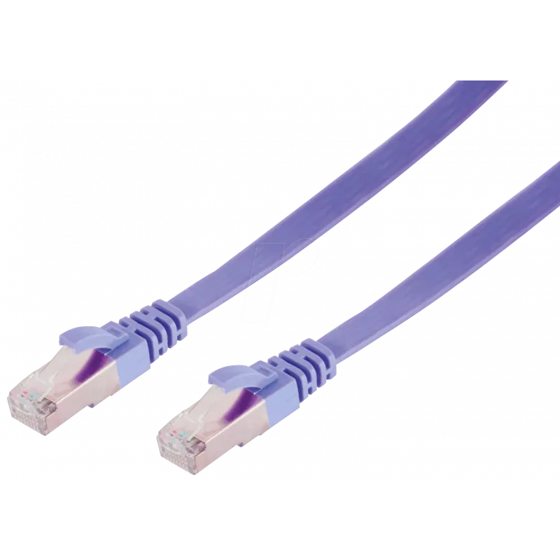 Tīkla kabelis ShiverPeaks BS75512-SLV Violeta 2m Cat7 U/FTP STP