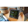 Laika stacija BLAUPUNKT WS25BK — iekštelpu/āra temperatūras un mitruma monitors, melna, 1 sensors, LCD displejs