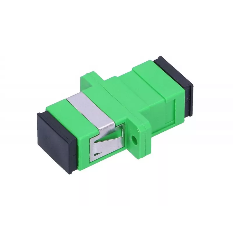 Extralink Adapter SC/APC Single Mode Simplex zaļa