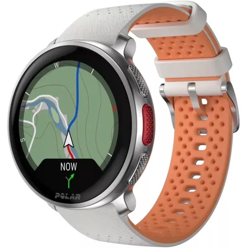 Polar Vantage V3 - Alumīnijs - Sporta pulkstenis ar siksnu - Silikons - Displejs 3,5 cm (1,39) - 32GB - Bluetooth - 57 g - Sunrise Apricot (900108893)