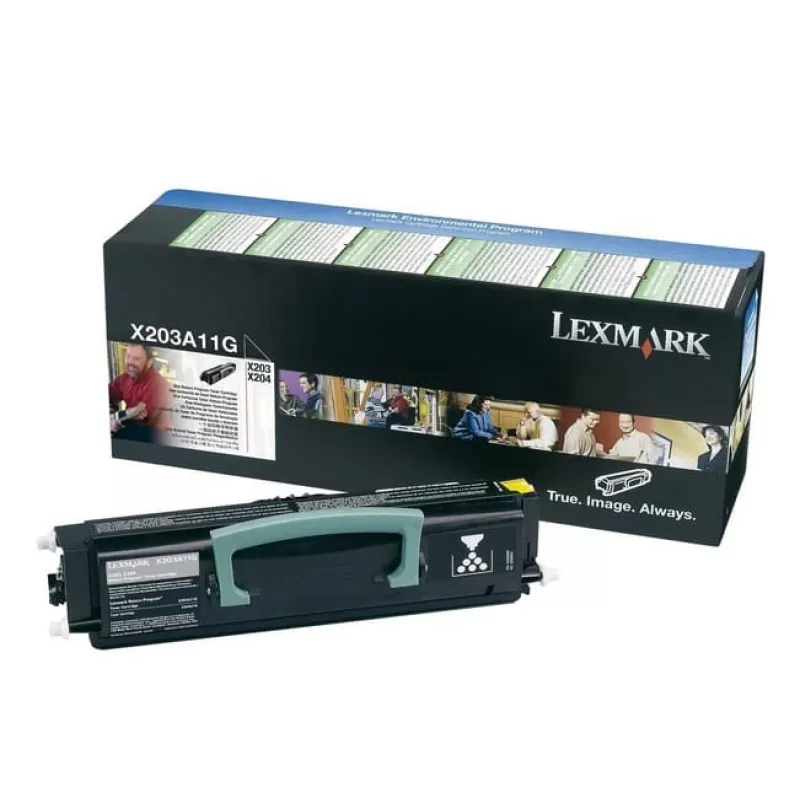 Lexmark Toneris X203A11G - Melns - Tilpums: 2.500 Lappuses (X203A11G)