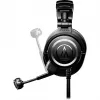 Audio-Technica ATH-M50XSTS-USB austiņas/austiņu komplekts ar vadu, galvas saite, spēlēm, melnas