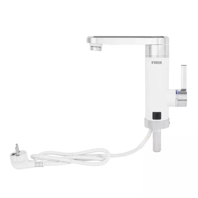 Caurplūdes ūdens sildītājs NOVEEN IWH460 4600W 220–240V, bez tvertnes, uzstādāms pie izmantošanas vietas, 2,5 l/min, IPX4, LED displejs