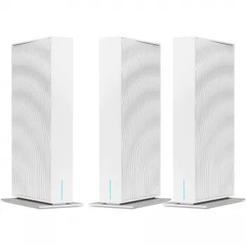 Acer Wave 7 - Wi-Fi sistēma - (3 maršrutētāji) - Tīkls 1GbE, 2.5GbE, Wi-Fi 7 - Wi-Fi 7 - vairāku joslu (FF.G2UTA.003)