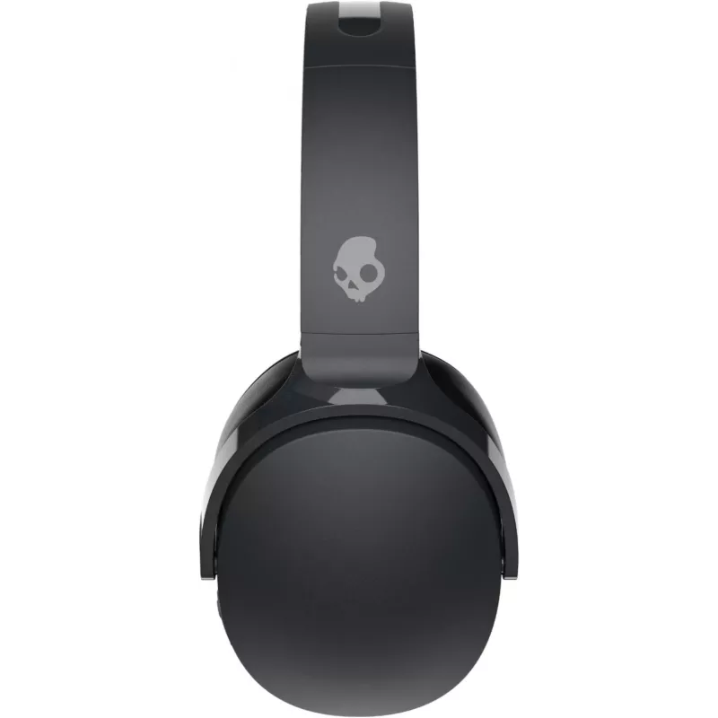 Austiņas Skullcandy Hesh Evo — vadu un Bluetooth 5.0, 36 h akumulators, USB-C, 3,5 mm, salokāmas, trokšņu slāpēšana, melnas