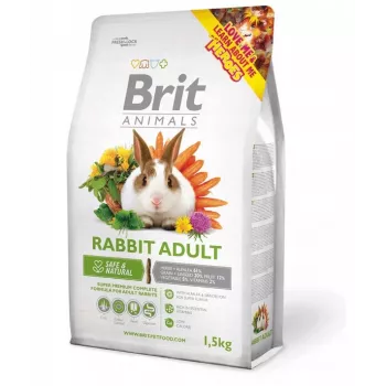 BRIT Animals Rabbit Adult Complete - trušu barība - 1.5kg