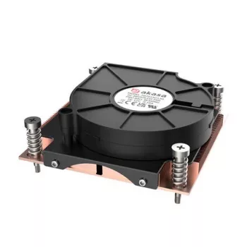 CPU dzesētājs Akasa AK-CC7406BP01 Intel LGA 1700, vara siltuma caurulīšu dzesētājs