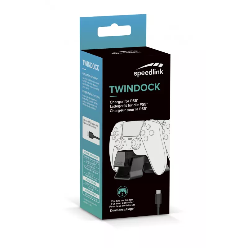Uzlādes statīvs SPEEDLINK TWINDOCK