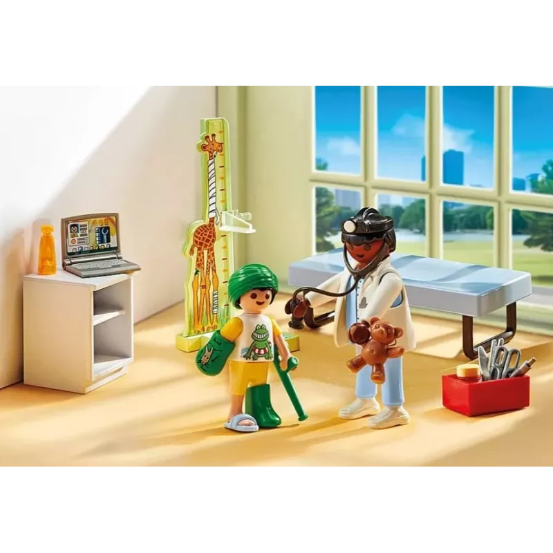 Figūru komplekts Action Heroes 71619 Pediatrs ar rotaļu lācīti