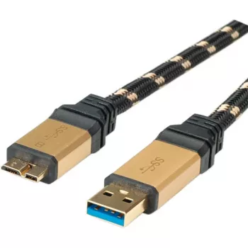 ROLINE Gold USB 3.0 kabelis, USB A spraudnis - USB 3.0 Micro B spraudnis 2,0 m (11.02.8879)