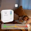 Oglekļa monoksīda sensors QOLTEC 52577 — ar baterijām darbināma signalizācija, 85 dB skaņas līmenis