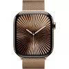 APPLE Watch Series 10 GPS + Cellular 46mm zelta titāna korpuss ar zelta Milanese aproci - S/M
