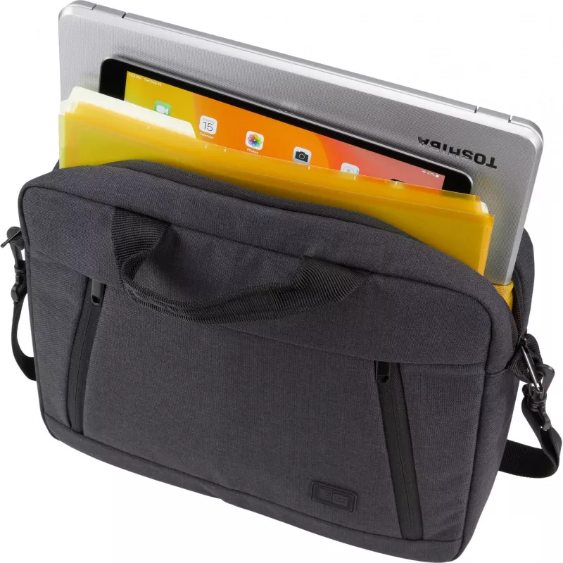 Case Logic Huxton | Piemērots līdz 13,3 collu izmēram | Laptop portfelis | Melns | Plecu siksna