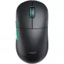 Xtrfy M8 vadu/bezvadu spēļu pele 400-26000 CPI zema priekšdaļa īpaši viegla unikāla (M8W-Melns)