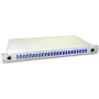 Lightwin optiskās šķiedras savienojuma kārba, 48 šķiedras, 24x DLC vienmoda, 9/125 µm OS2 G657.A1 pigtailu savienojuma kārbas (SPBOX 48E09 OS2 DLC)