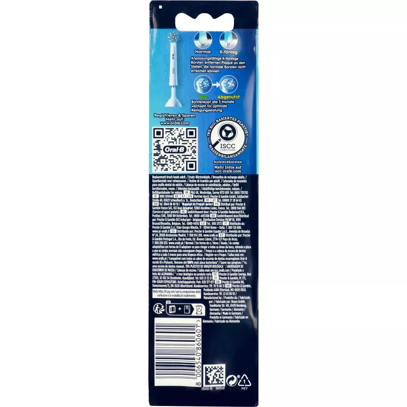 Oral-B Pro Sensitive Clean rezerves uzgaļi zobu birstei, 10 gab.